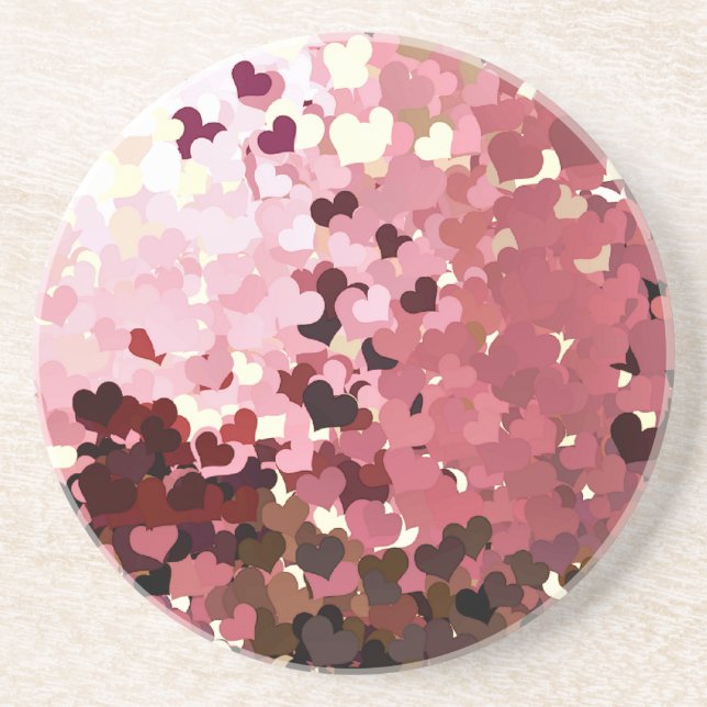 POSAVASOS ROSAS HEARTS (Frente)