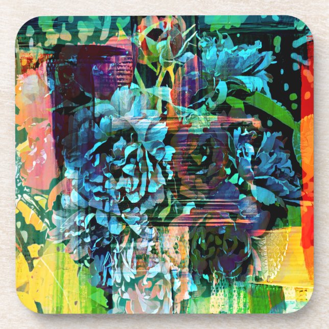 Posavasos Rosas nocturnos (Frente)