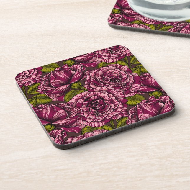 Posavasos Rosas para ti (Lado Izquierdo)
