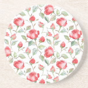 Posavasos Rosas Rojas Bonitas
