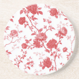 Posavasos Rosas Rojas Floral