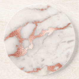 Posavasos Rose Gold Marble Texture