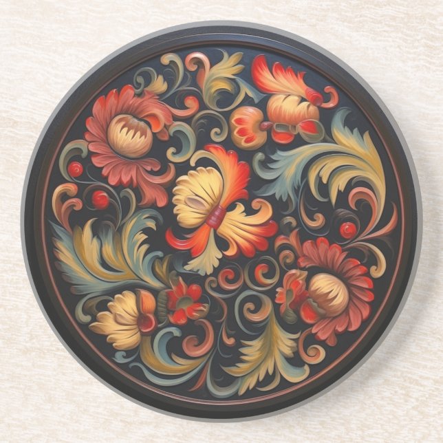 Posavasos Rosepintura Moderno 6 de 6 (Frente)