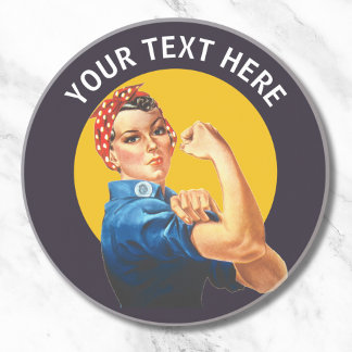 Posavasos Rosie, la cosecha Personalizado del Riveter