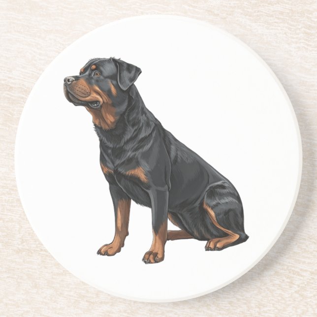 Posavasos Rottweiler (Frente)