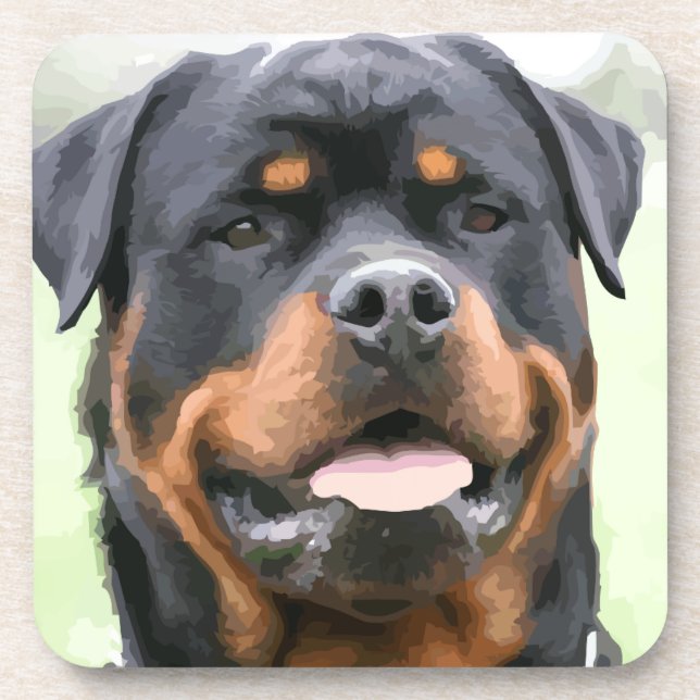 Posavasos rottweiler (Frente)