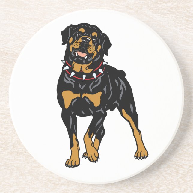 Posavasos rottweiler (Frente)