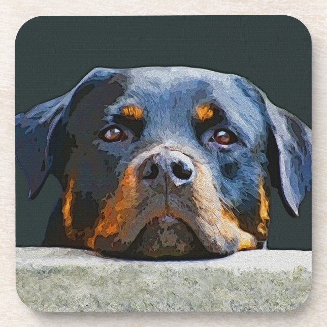 Posavasos Rottwelier (Frente)