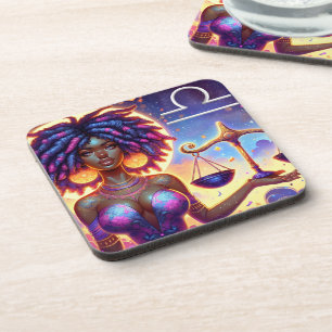 Posavasos Rótulo Astrológico Horoscopio Libra Zodiac