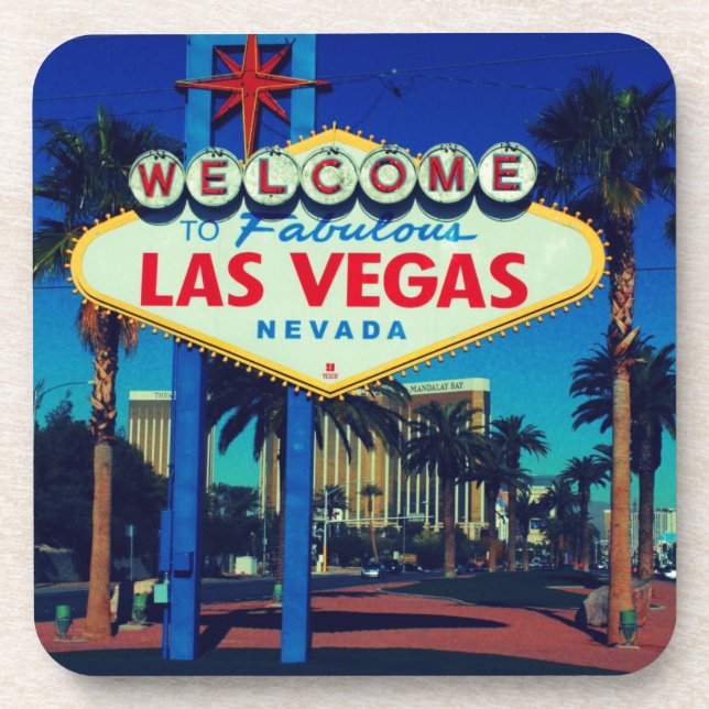 Posavasos Rótulo de Las Vegas (Frente)