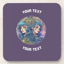 POSAVASOS RÓTULO GEMINI ZODIAC PERSONALIZADO