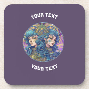 POSAVASOS RÓTULO GEMINI ZODIAC PERSONALIZADO