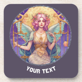 POSAVASOS RÓTULO LIBRA ZODIAC PERSONALIZADO