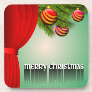 Posavasos Rótulo "MERRY NAVIDAD"