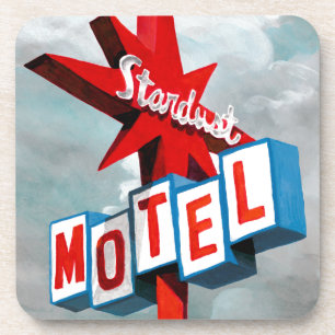 Posavasos Rótulo Stardust Motel