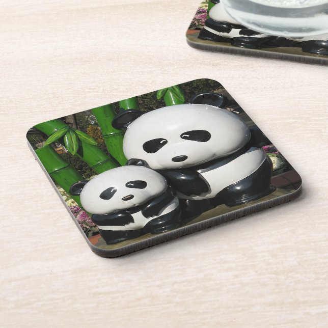 Posavasos Rótulo Ueno Zoo Panda (Lado Izquierdo)