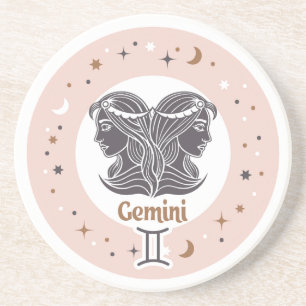 Posavasos Rótulo Zodiac Gemini