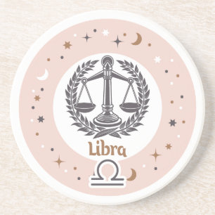 Posavasos Rótulo Zodiac Libra