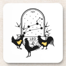 Rótulo zodiaco y Mascotas coincidentes. Leo - Poll