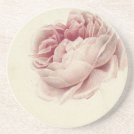 Posavasos Roze Roos (1792) – Arte botánico vintage atemporal