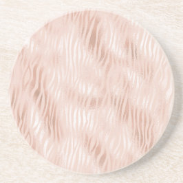 Posavasos Rubor Peach Pink Zebra
