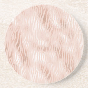 Posavasos Rubor Peach Pink Zebra