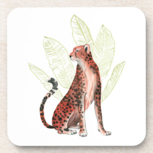 Posavasos Ruby Runner Leopardo
