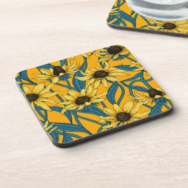 Posavasos Rudbekia amarilla (Lado Izquierdo)