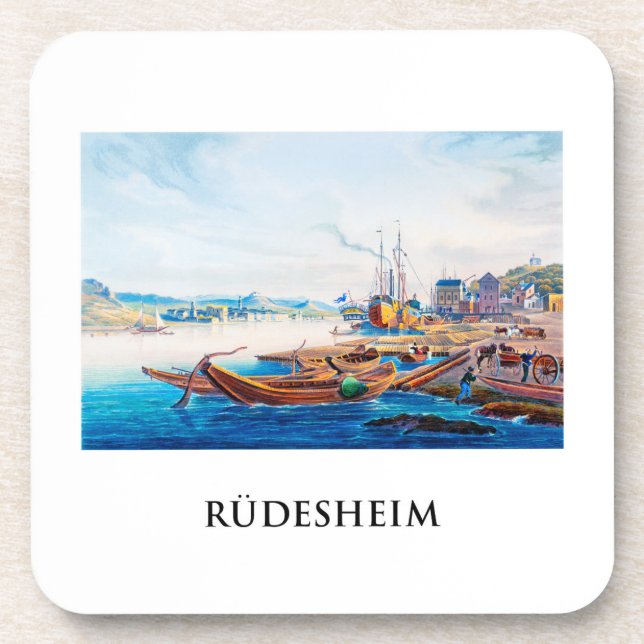 Posavasos Rüdesheim, Alemania 01B (Frente)