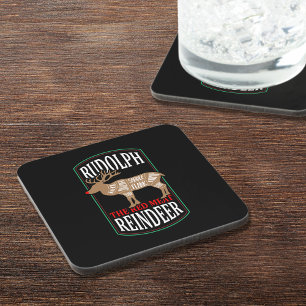 Posavasos Rudolph El Reno De Carne Roja