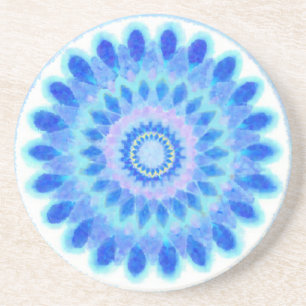 Posavasos Rueda de agua azul