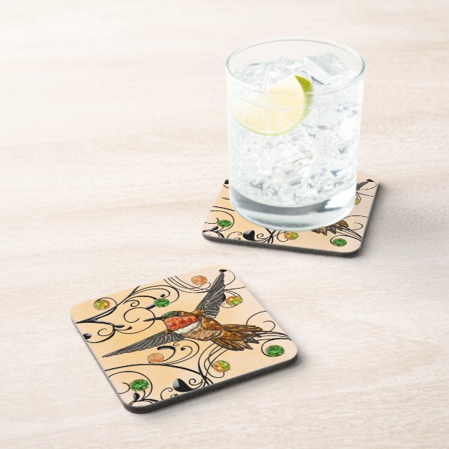 Posavasos Rufous Hummingbird (Lado Derecho)