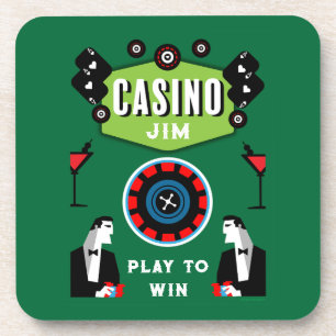 Posavasos Ruleta de póquer de juegos de casino