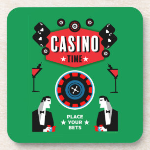 Posavasos Ruleta de póquer de juegos de casino