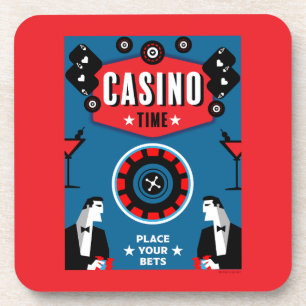 Posavasos Ruleta de póquer de juegos de casino
