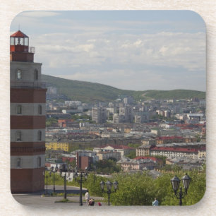 Posavasos Rusia, Murmansk. Ciudad más grande al norte del