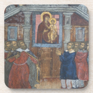 Posavasos Rusia, Yaroslavl, fresco en la Catedral de St.