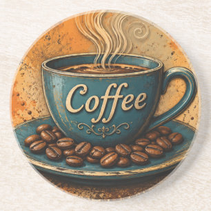 Posavasos Rustic Coffee Vintage Farmhouse Kitchen Decor