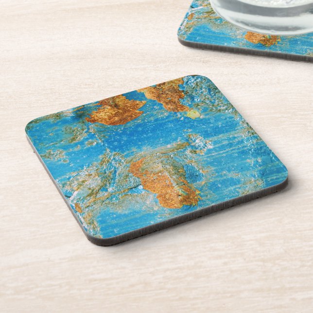 Posavasos Rusty Dolor Azul Metalizado (Lado Izquierdo)