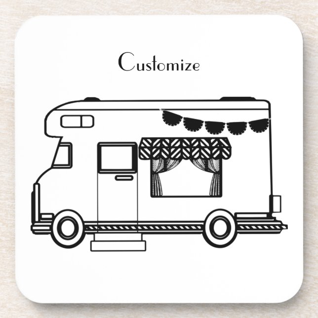 Posavasos RV Camper Caravana Thunder_Cove (Frente)