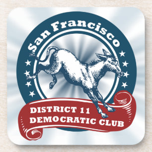 Posavasos S.F. Prácticos de costa Democratic del club del