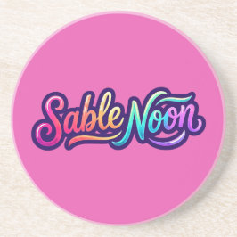 Posavasos Sable Noon - Logotipo básico
