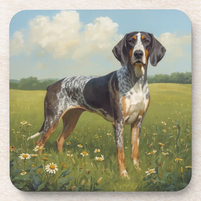 Posavasos Sabueso Bluetick (Frente)