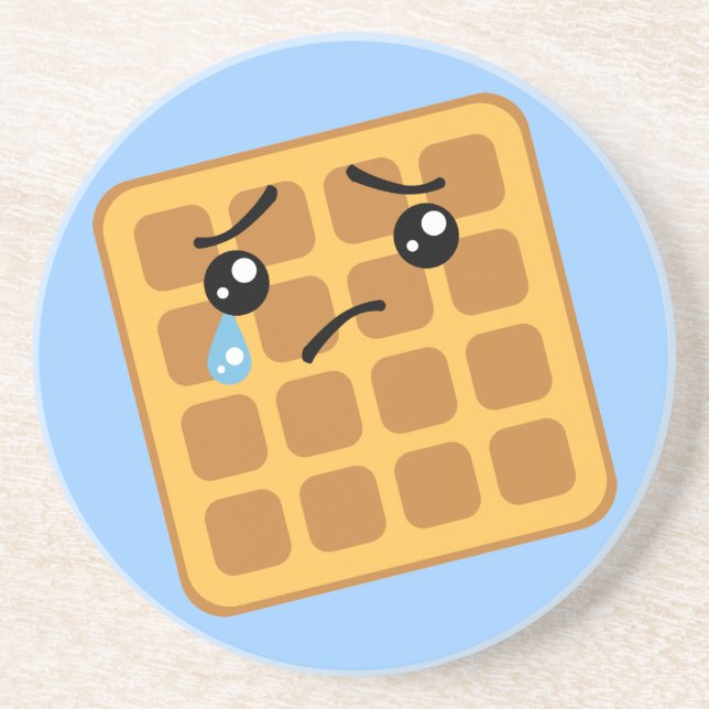 Posavasos Sad Waffle (Frente)