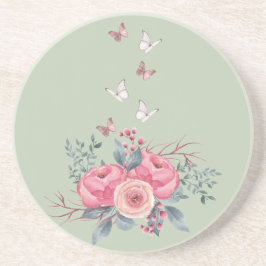 Posavasos Sage Sandstone Coaster