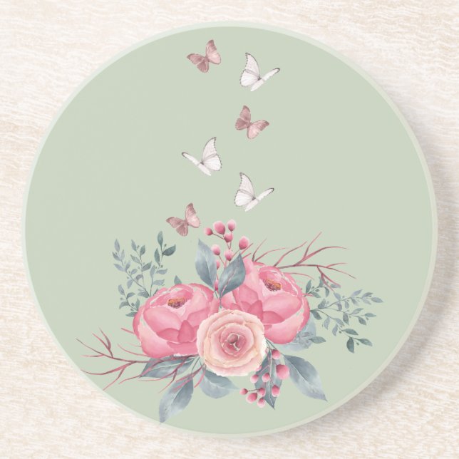 Posavasos Sage Sandstone Coaster (Frente)