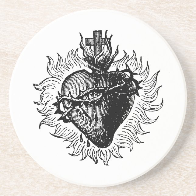 Posavasos Sagrado Corazón (Frente)