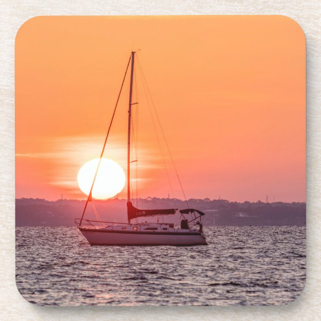 Posavasos Sailboat Sunrise (Frente)