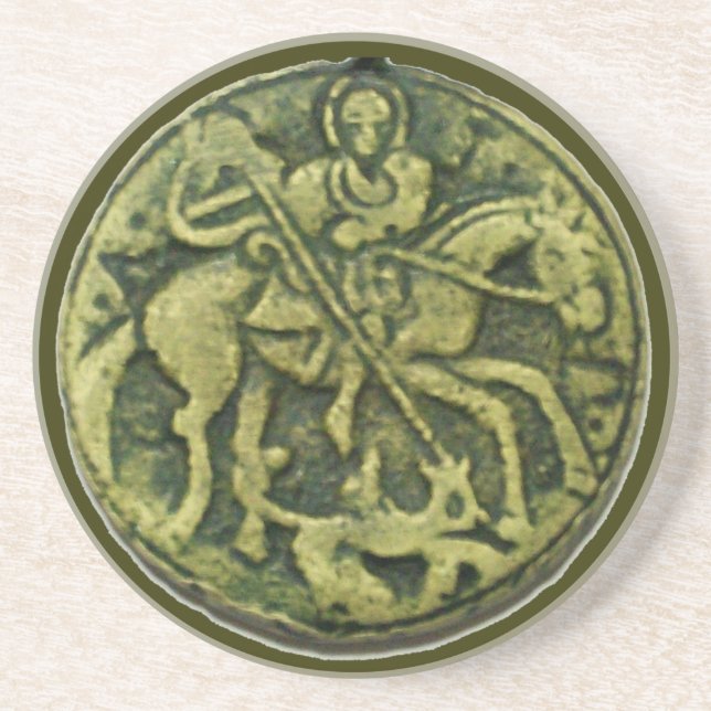 POSAVASOS SAINT GEORGE Y DRAGON MEDALLION (Frente)