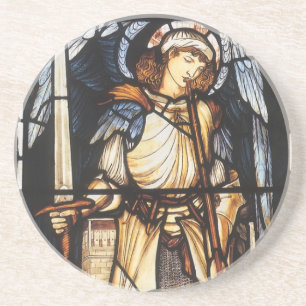 Posavasos Saint Michael por Sir Edward Coley Burne-Jones